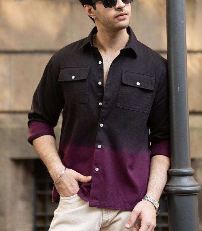 Dark Onion Ombre Cargo Shirt